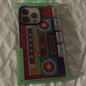 Multicolor Rhinestone Bling Phone Case for iPhone - Sparkling Mosaic Design